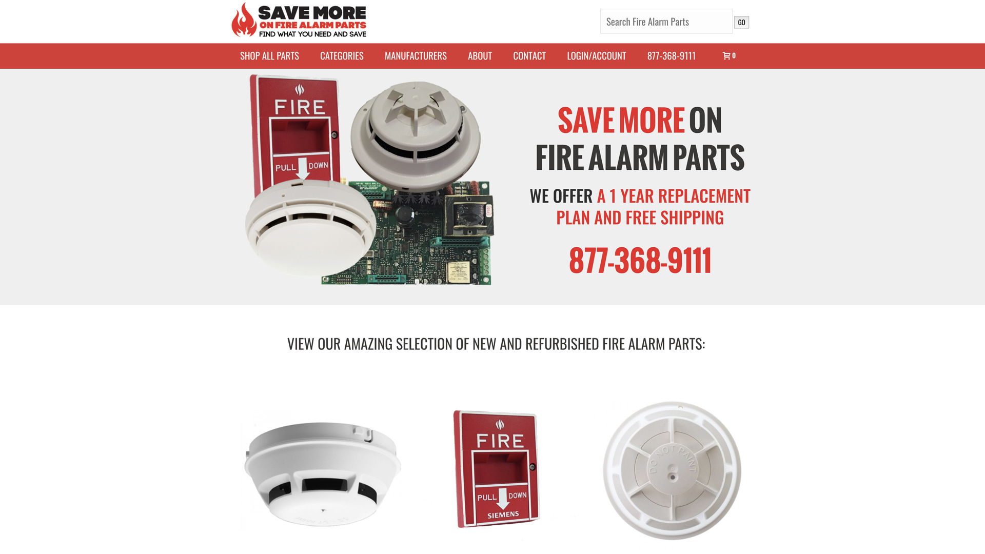 Save More on Fire Alarm Parts